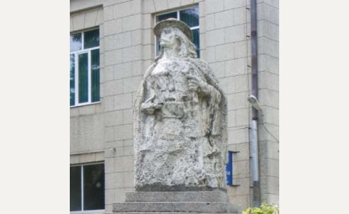 Bustul lui Badea Cârțan din Făgăraș