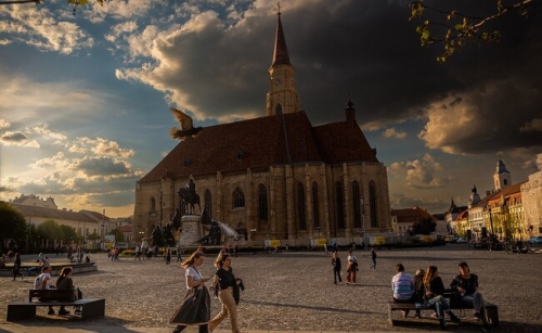 Piața Unirii din Cluj-Napoca